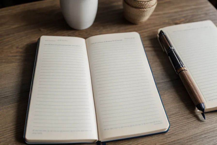 Un carnet de notes avec une liste de petits défis quotidiens pour la confiance en soi