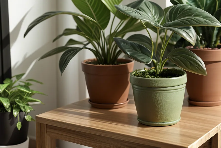 Plante de bureau symbolisant la croissance personnelle dans un environnement de travail.