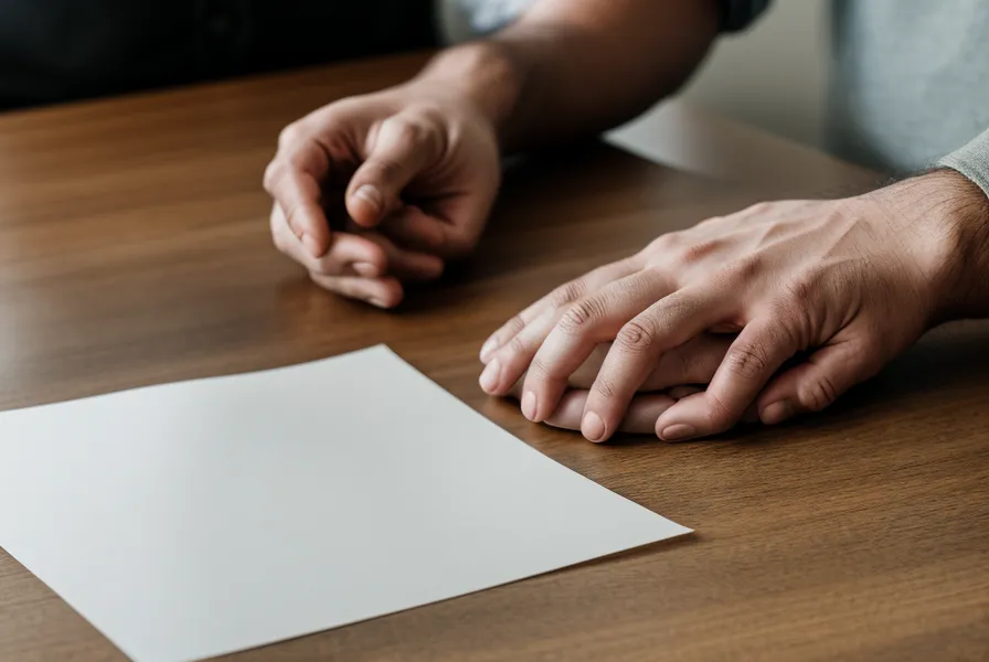 Gros plan de mains sur un planning de livraison en papier glacé