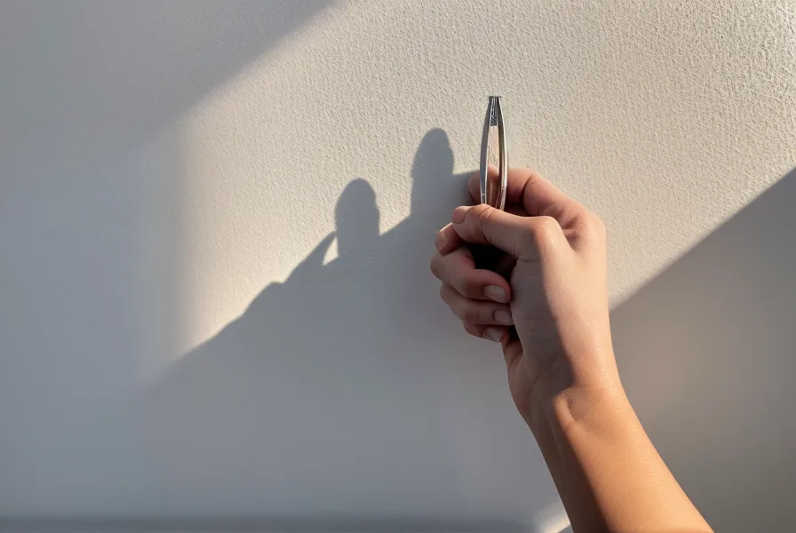 Une main marquant une étape sur un calendrier mural en papier