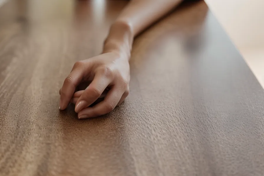 Mains calmes tenant un stylo pendant une réunion de bureau, signe d'affirmation de soi et de communication non-verbale maîtrisée